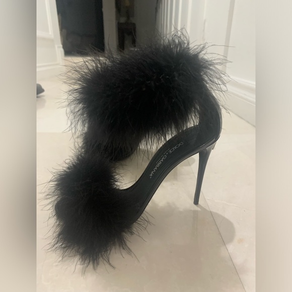 Dolce & Gabbana Marabou sandals Size 38 - Picture 3 of 14
